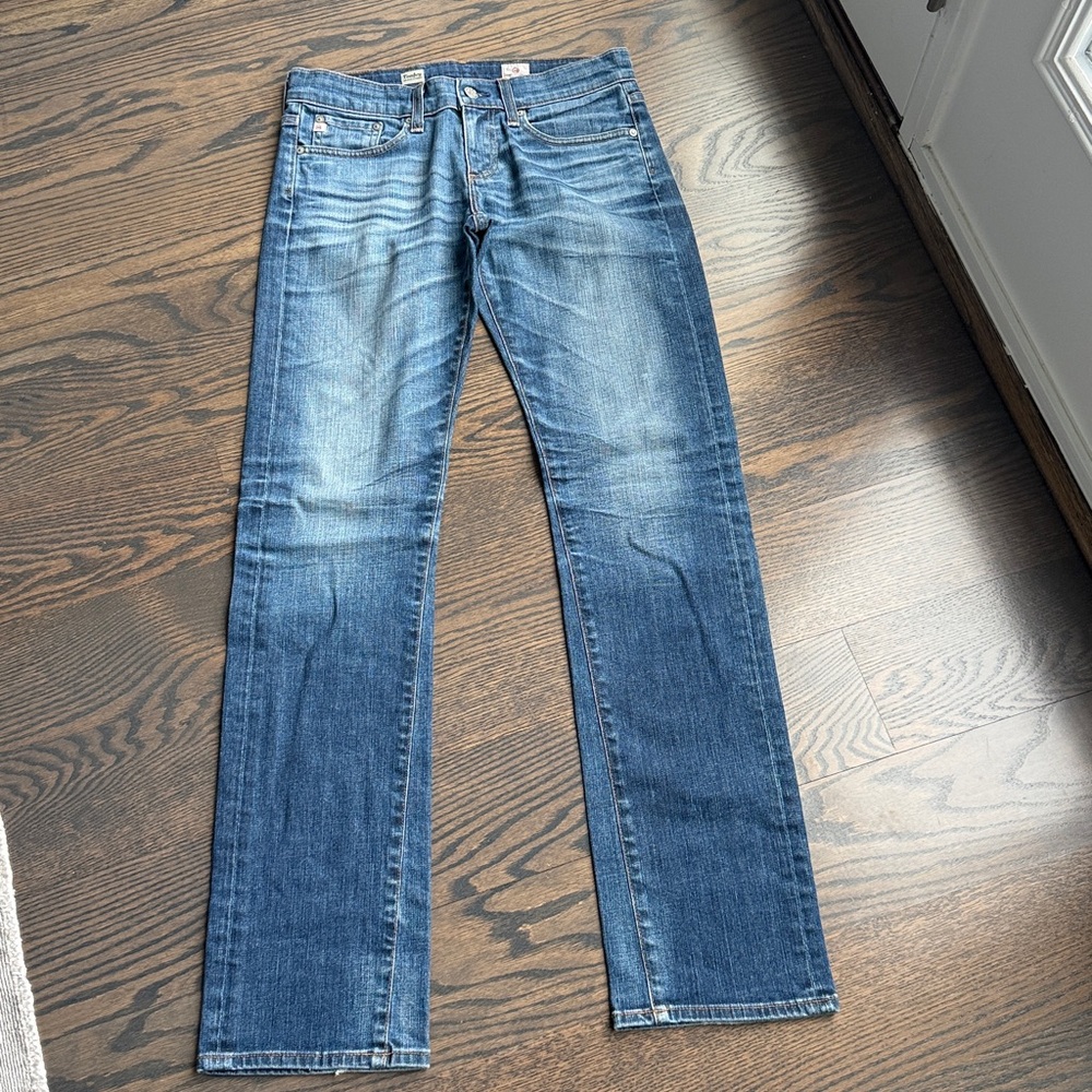 AG Adriano Goldschmied Women’s Straight Leg Jeans - Blue